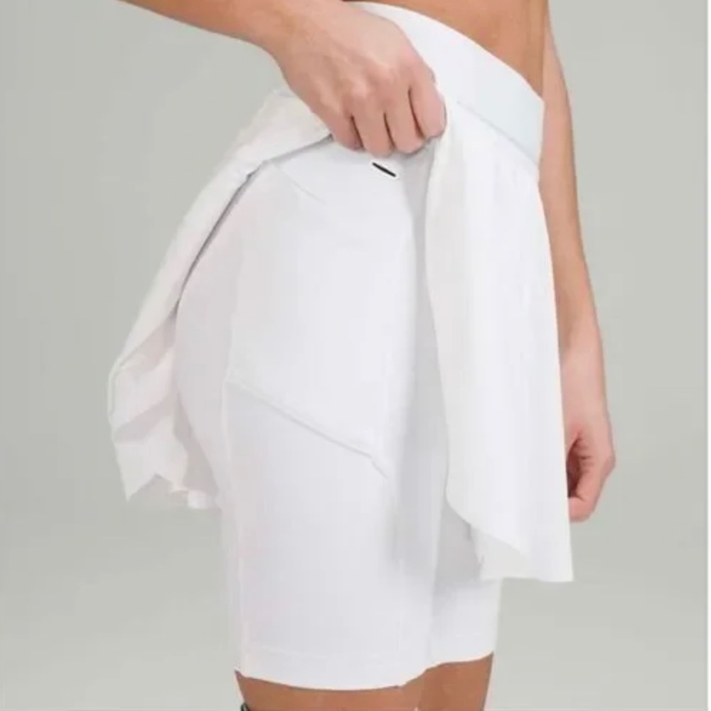 NWT Lululemon Court Rival High-Rise Tennis Skirt White Size 10 - Picture 2 of 5